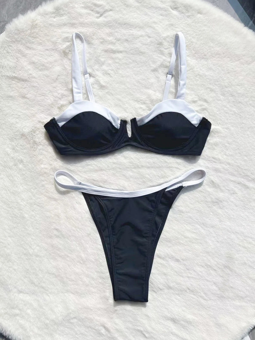 Berit Bandeau Bikini In Black