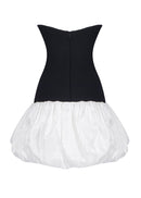 Cruze Black Bow Bandage Mini Dress