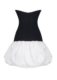 Cruze Black Bow Bandage Mini Dress