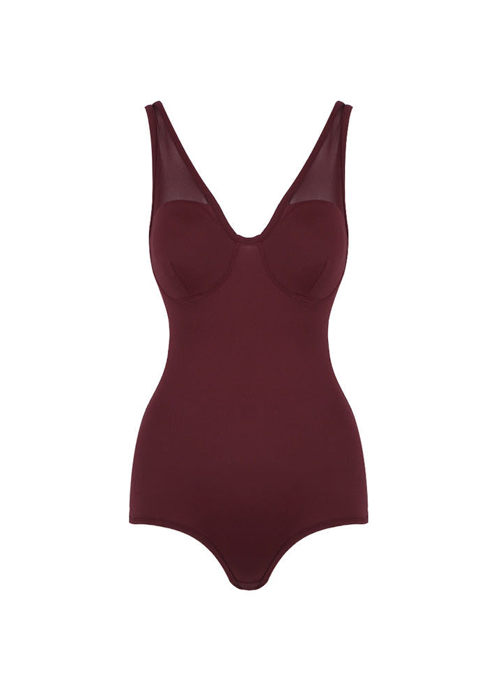 Geliflua Long Sleeve Mesh Maxi Dress