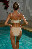 Aoife Brown Metal Bikini