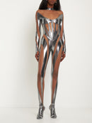 Bianey Long Sleeve Mesh Jumpsuit