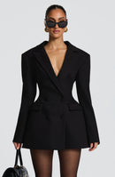 Xirel Long-Sleeve Mini Dress