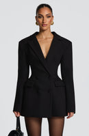 Xirel Long-Sleeve Mini Dress