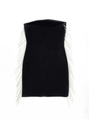 Terlyn Tassel Bandage Mini Dress