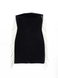 Terlyn Tassel Bandage Mini Dress