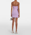 Hera Cutout Ring Bandage Mini Dress In Light purple