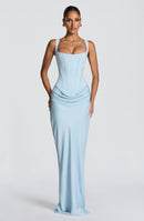 Nyrionyx Maxi Dress In Baby Blue