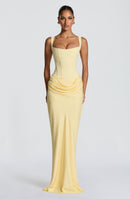 Nyrionyx Maxi Dress In Lemon