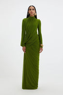 Loryxel Maxi Dress In Green