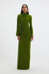 Loryxel Maxi Dress In Green