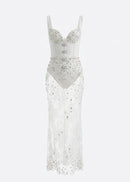 Loxven Embellished Maxi Dress