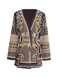 Salwa Pearl Blazer Mini Dress