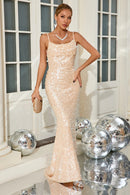 Swann Sequin Slip Maxi Dress