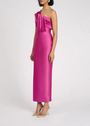 Merovin One-Shoulder Bandage Maxi Dress