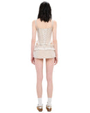 Lenvor Striped Paneled Set In Beige