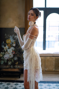 Shiva Strapless Lace Corset Dress Set