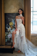 Shiva Strapless Lace Corset Dress Set