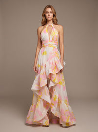 Ulanne Floral Ruffle Maxi Dress