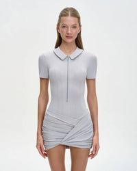 Zavelyn Bodysuit In Grey