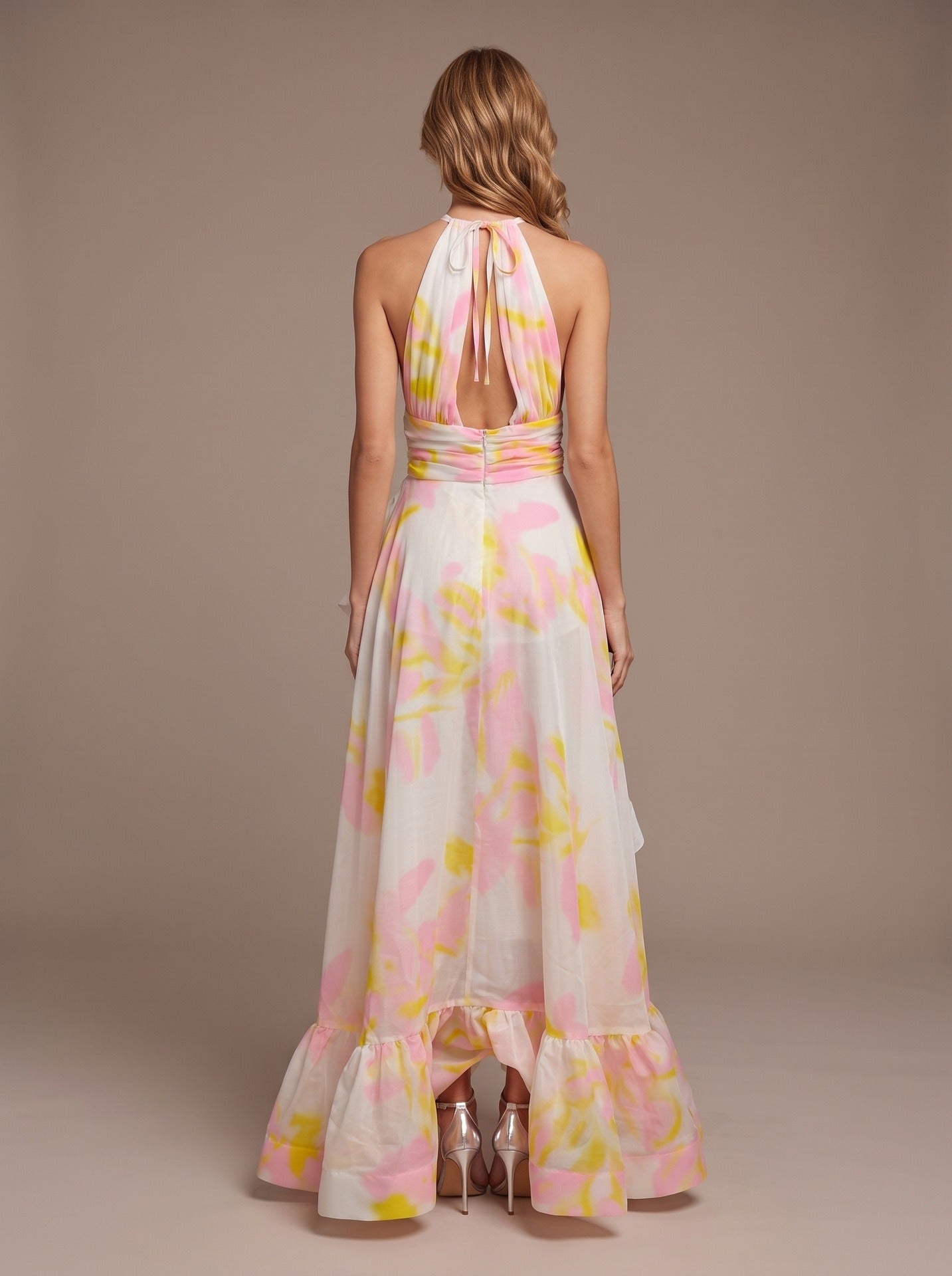 Ulanne Floral Ruffle Maxi Dress