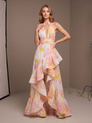 Ulanne Floral Ruffle Maxi Dress