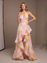 Ulanne Floral Ruffle Maxi Dress