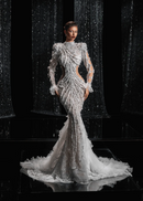 Guinevak Pearl Tulle Maxi Dress