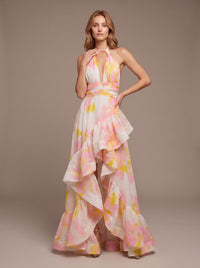 Ulanne Floral Ruffle Maxi Dress