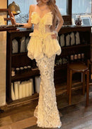 Melvian Mermaid Sequin Skirt
