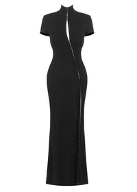 Thalvex Short Sleeve Maxi Dress