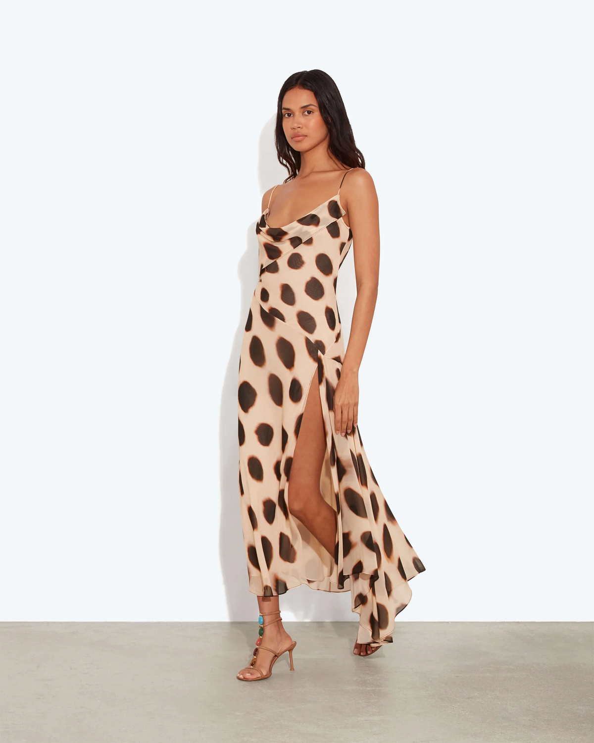 Galune Printed Maxi Dress