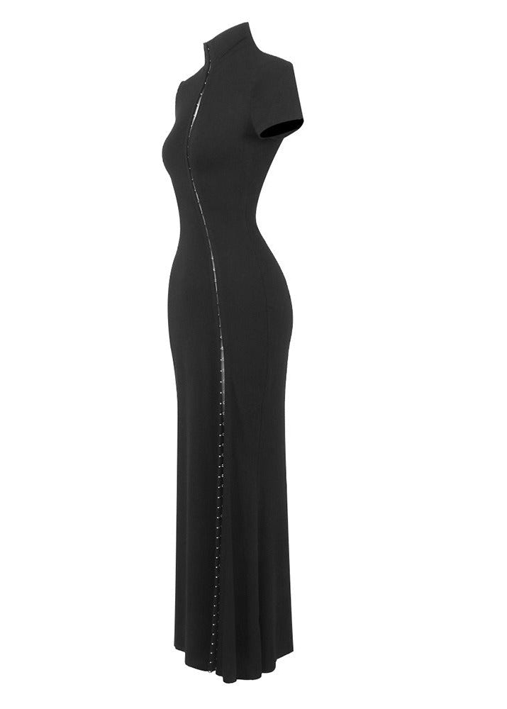 Thalvex Short Sleeve Maxi Dress