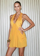 Suvactix Halter-Neck Mini Dress