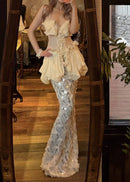 Melvian Mermaid Sequin Skirt