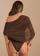 Sedutix Draped Mesh Bodysuit