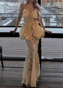 Melvian Mermaid Sequin Skirt