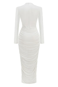 Avelune Ruch Mermaid Maxi Dress
