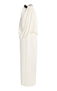 Genia Sleeveless Halter Neck Set