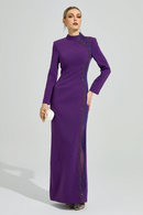 Durexon Purple Diamond Maxi Dress