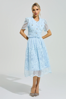Draskor Blue Lace Pearl Set