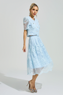 Draskor Blue Lace Pearl Set
