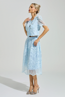 Draskor Blue Lace Pearl Set