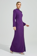 Durexon Purple Diamond Maxi Dress