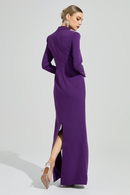 Durexon Purple Diamond Maxi Dress