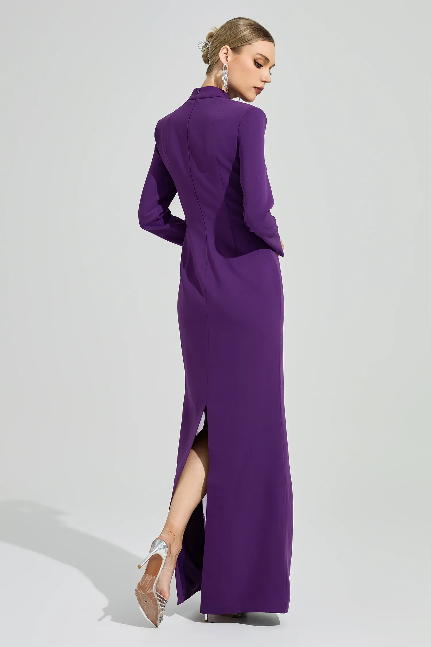 Durexon Purple Diamond Maxi Dress