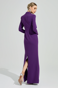 Durexon Purple Diamond Maxi Dress