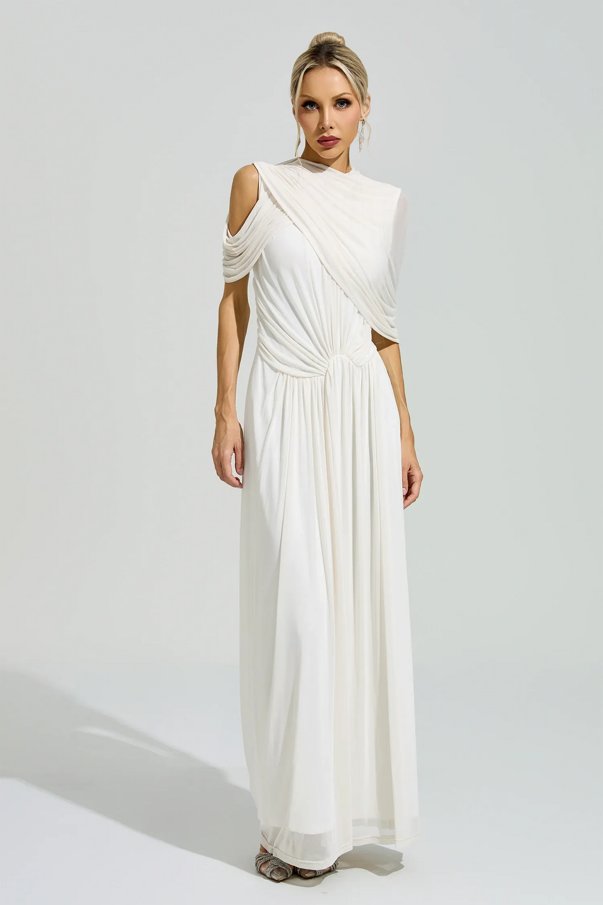 Didyme Draped Design Maxi Dress