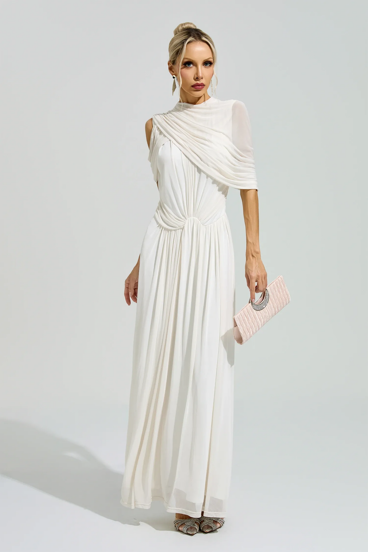 Didyme Draped Design Maxi Dress