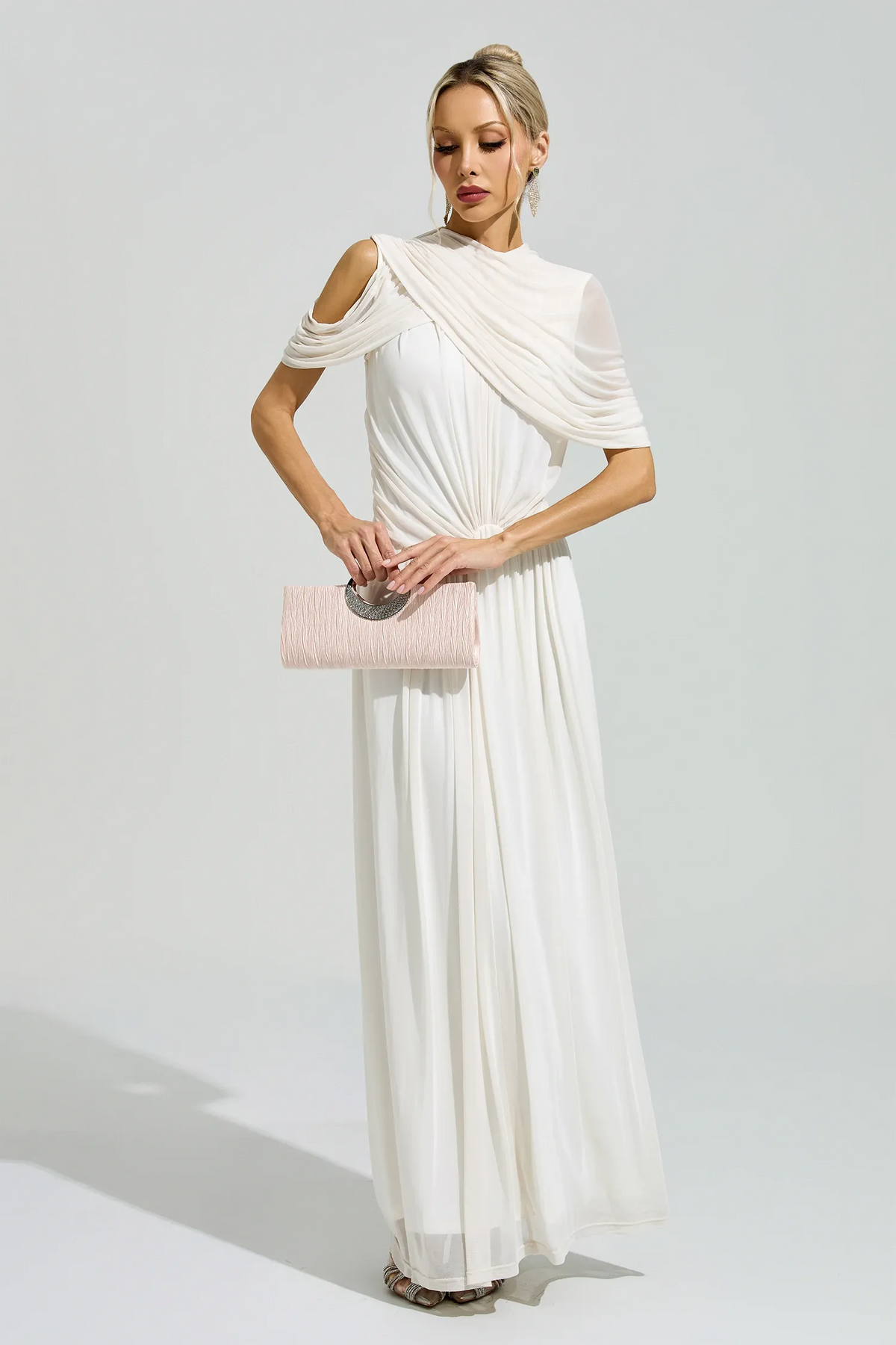 Didyme Draped Design Maxi Dress